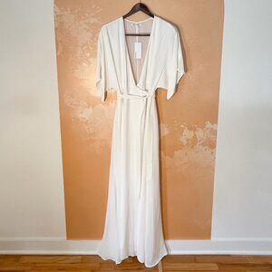 Reformation | Winslow | Wrap White Dress